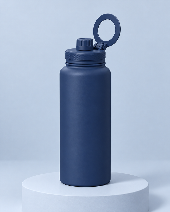 Gourde isotherme avec support téléphone