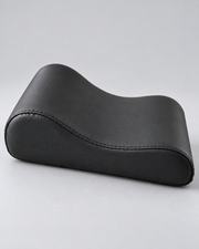 Détail du profil ondulé et des coutures du coussin de tête