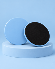 Disques glissants Pilates — lot de 2, bleu