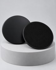 Disques glissants Pilates — lot de 2, noir