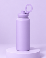 Gourde avec support téléphone — violet — nouvelle vue fidèle à la référence