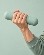 Haltère Pilates en silicone — usage-bras