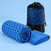 Serviette antidérapante pour tapis — bleu