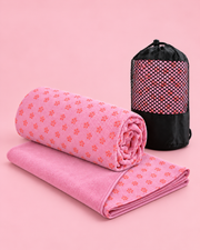Serviette antidérapante pour tapis — rose